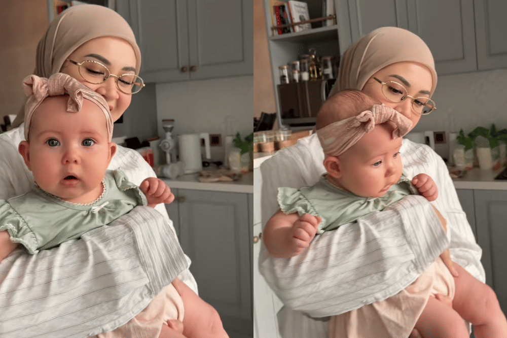 Foto Kaia Anak Steffi Zamora dan Nino Fernandez Bersama Kesha Ratuliu
