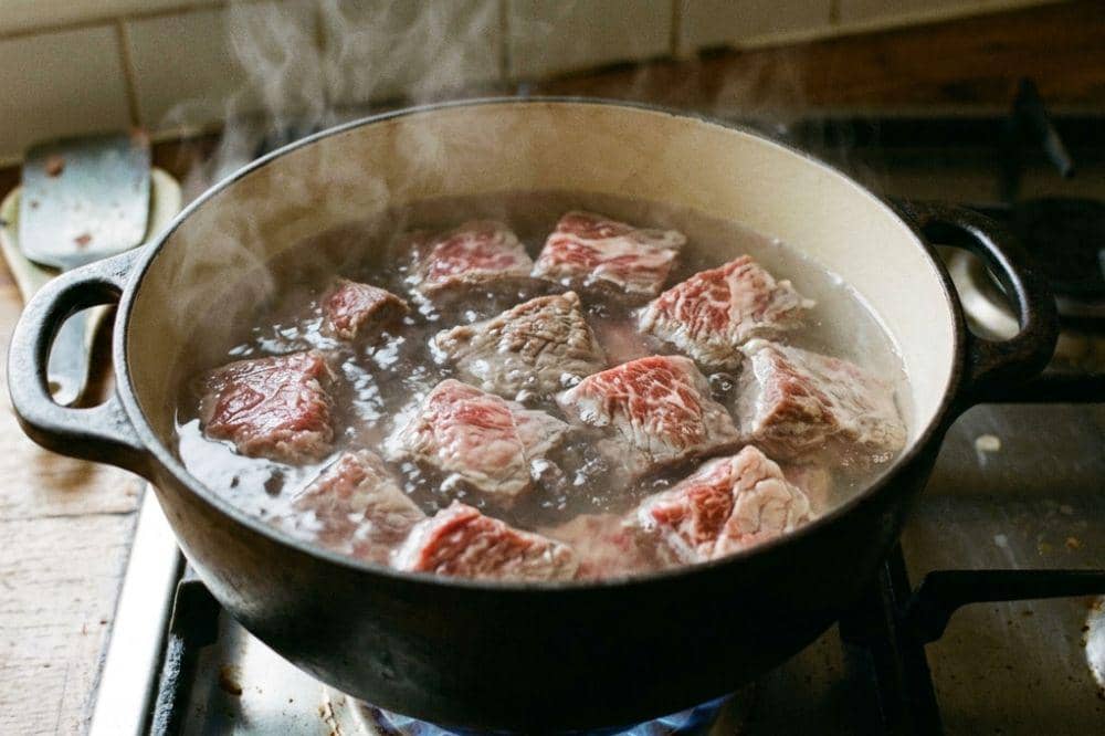  Rebus daging lebih lama