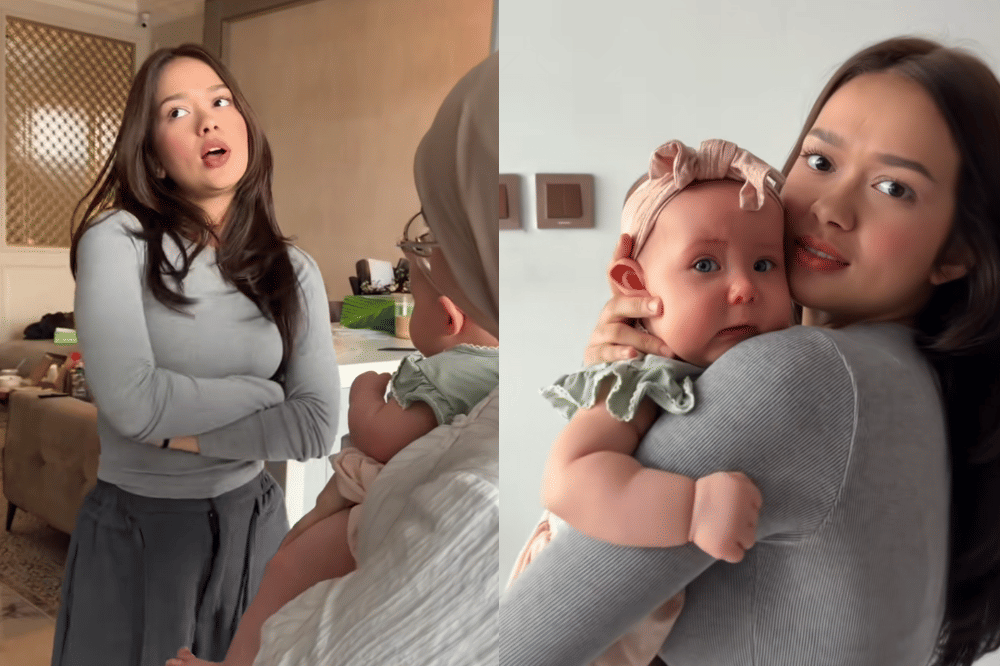 Foto Kaia Anak Steffi Zamora dan Nino Fernandez Bersama Rebecca Klopper
