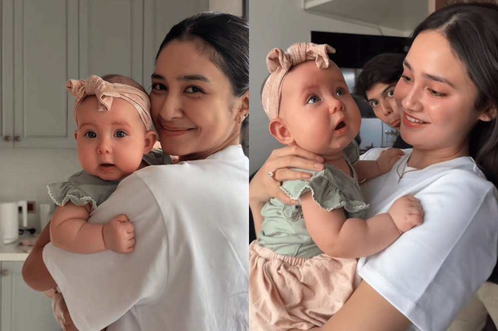 7 Foto Kaia Anak Steffi Zamora dan Nino Fernandez Bersama Para Artis