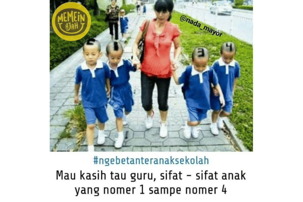 10 Meme Orangtua Antar Anak Sekolah, Terharu hingga Merasa Bebas (5).png