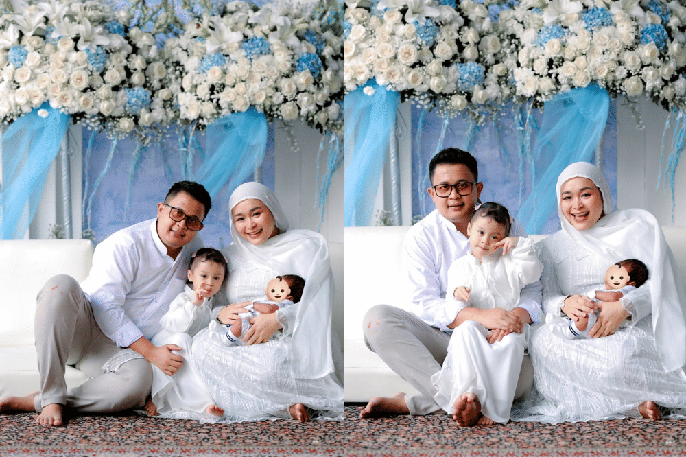 Foto Akikah Qaysar Anak Ketiga Syifa Adik Ayu Ting Ting 7