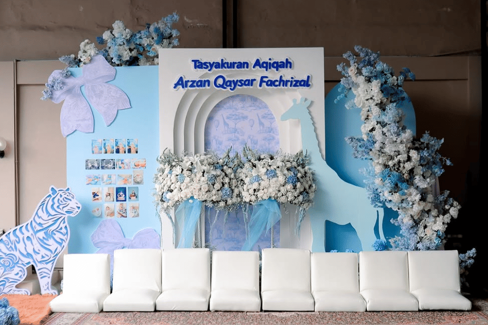 Foto Akikah Qaysar Anak Ketiga Syifa Adik Ayu Ting Ting 4