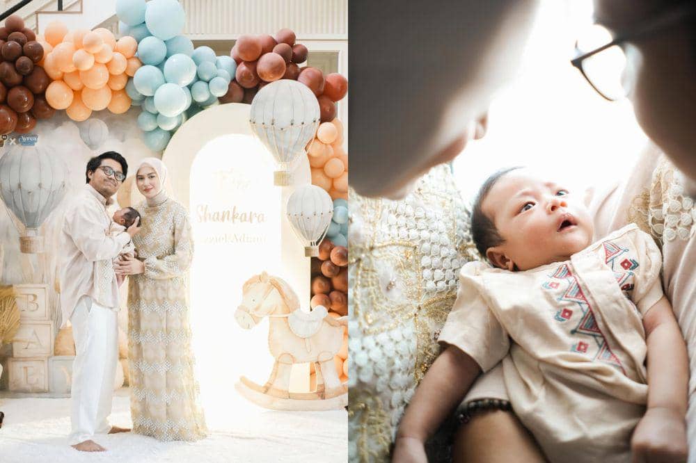 7 Foto Akikah Jazziel Anak Pertama Ochi Rosdiana eks JKT48