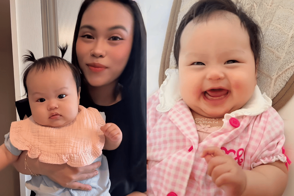 7 Foto Mutsuki Anak Ketiga Mega Ueno Family, Lucu dan Menggemaskan