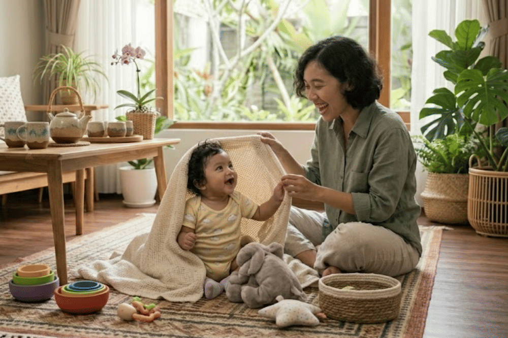 Aktivitas seru untuk stimulasi bayi saat bermain di rumah