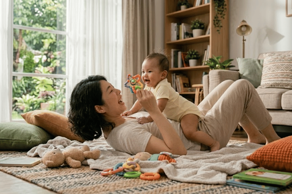 Aktivitas seru untuk stimulasi bayi saat bermain di rumah