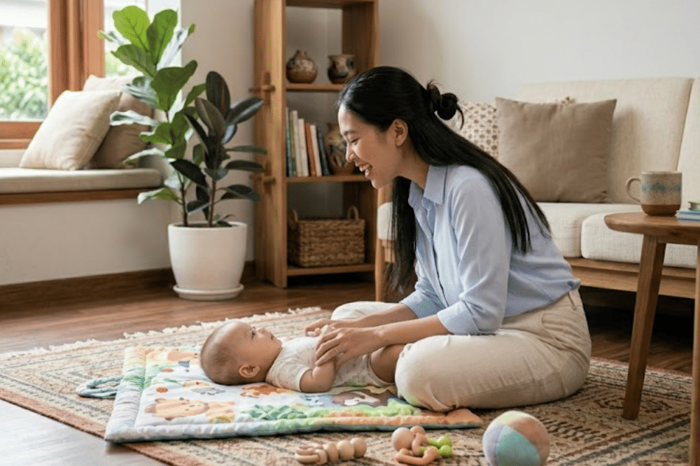 Aktivitas seru untuk stimulasi bayi saat bermain di rumah