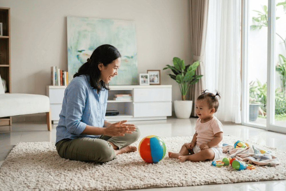Aktivitas seru untuk stimulasi bayi saat bermain di rumah
