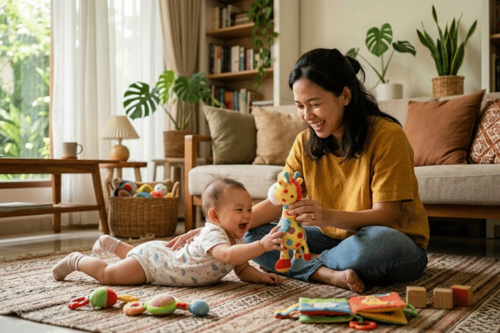 16 Aktivitas Seru untuk Stimulasi Bayi saat Bermain di Rumah