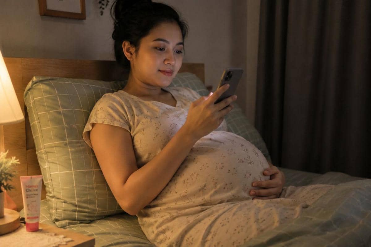 Apa Dampaknya jika Ibu Hamil Suka Scroll HP sebelum Tidur?