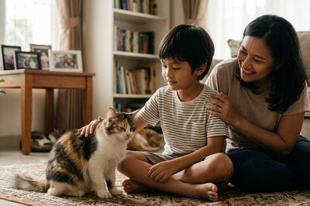 Anak belajar empati dari Mama