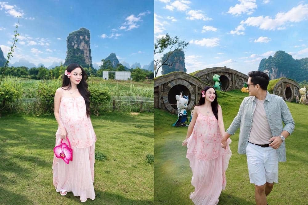 7 Foto Maternity Nanda Arsyinta di China, Serasa di Negeri Dongeng