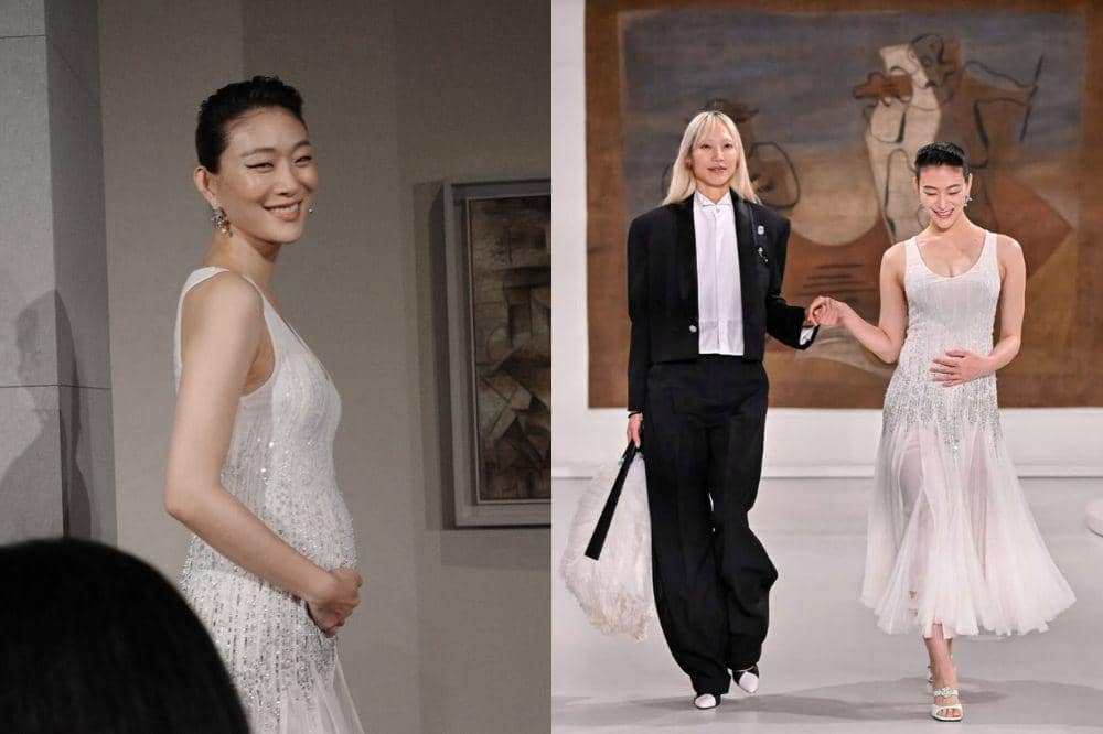Hamil Anak Pertama, Model Korea Sora Choi Pamer Baby Bump di Runway Chanel