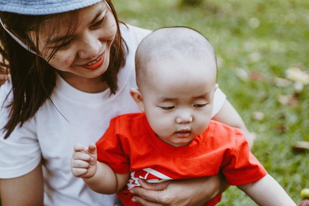 Pipi Bayi Merah setelah Makan