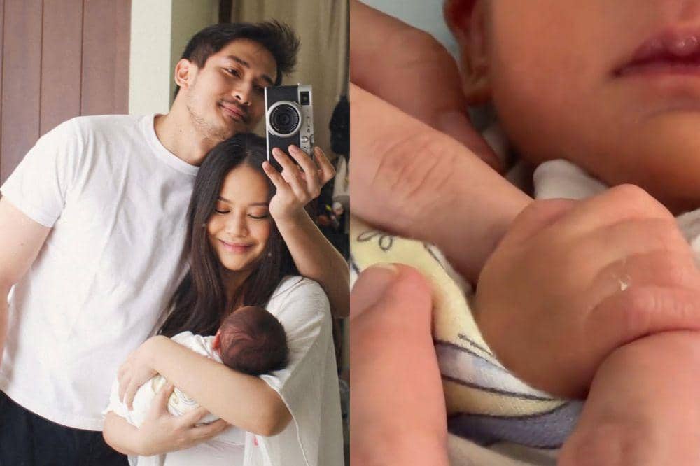 10 Foto Anak Hanggini dan Lutfhi Aulia yang Kini Berusia Satu Bulan