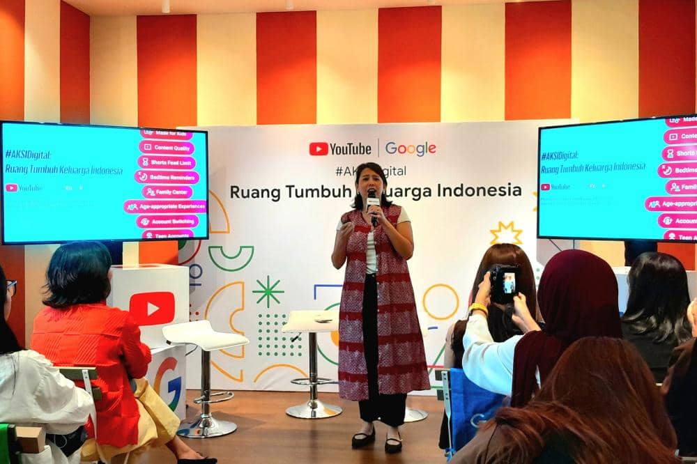Dora Sangcho dalam Press Briefing #AksiDigital di Jakarta Selatan