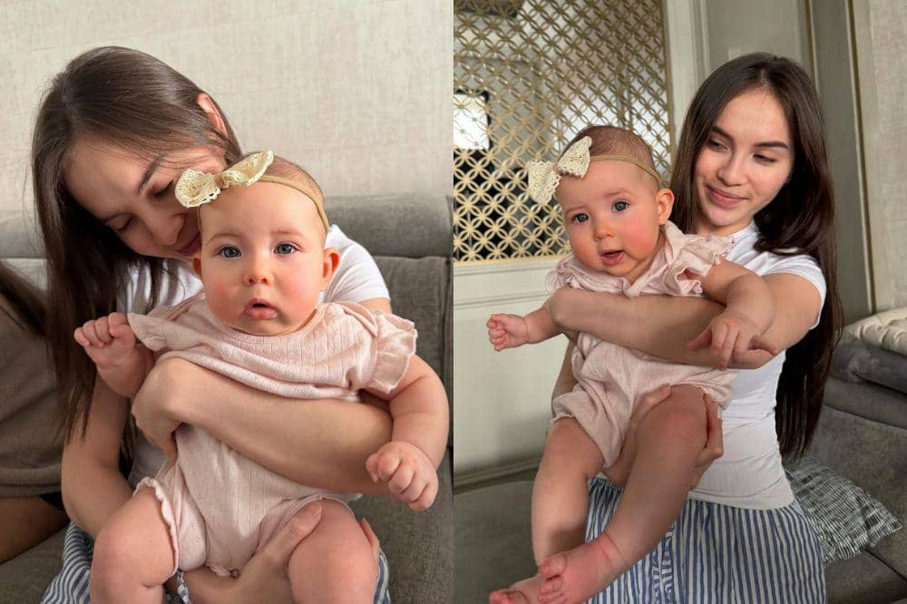 7 Foto Kedekatan Elina Joerg dan Kaia Anak Steffi Zamora 