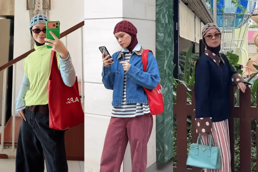 6 Hijab Crochet ala Tantri Namirah, Ide Gaya Modest yang Stylish
