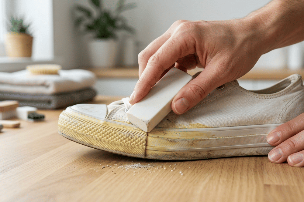 Cara Memutihkan Sepatu yang Kuning
