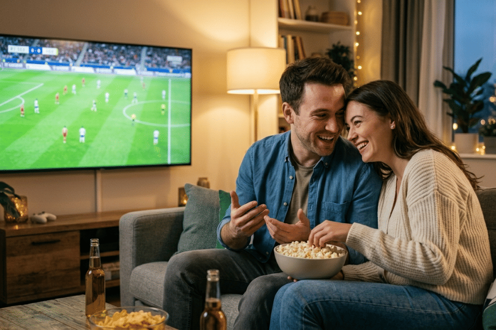 Alasan Laki-Laki Suka Mengajak Pasangan Nobar Bola
