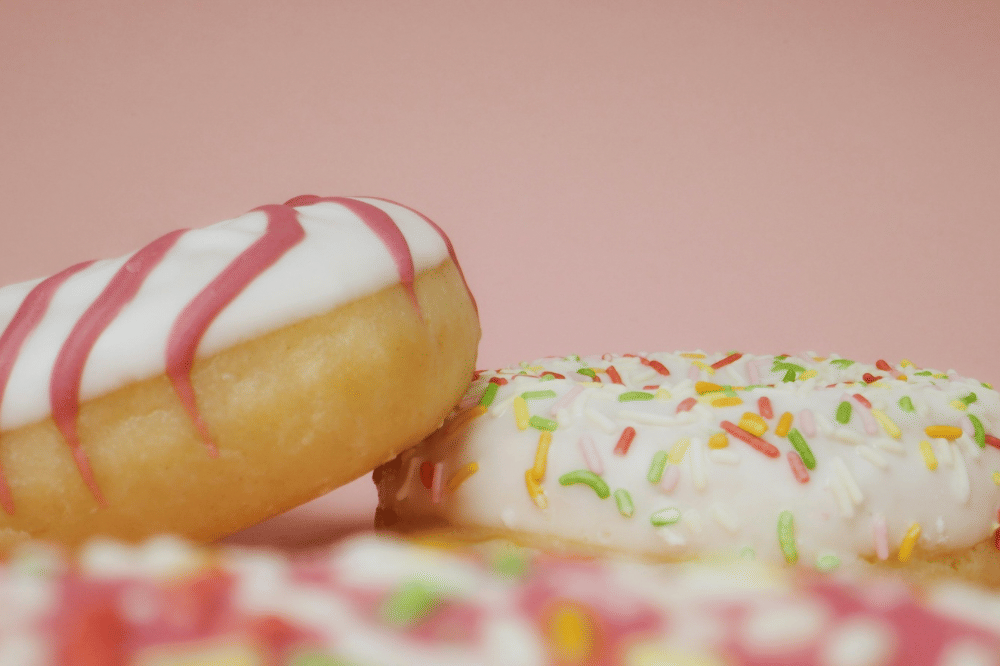Donat dengan berbagai topping
