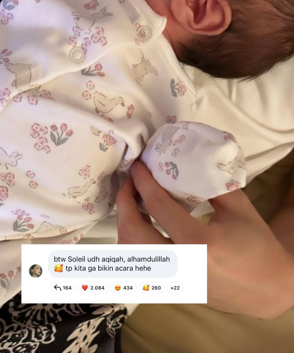 Alyssa dan Al telah menggelar akikah untuk Baby Soleil