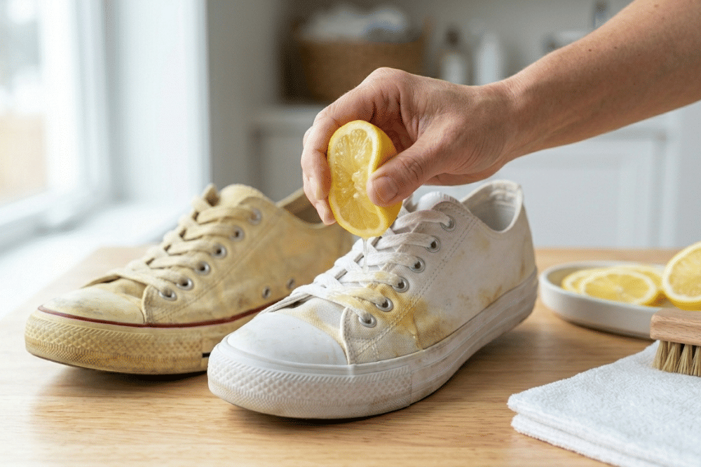 Cara Memutihkan Sepatu yang Kuning