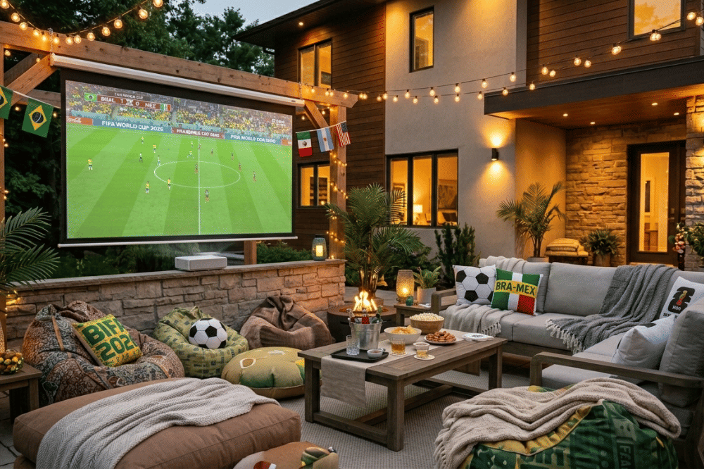 Tips Dekorasi di Teras Rumah untuk Nobar