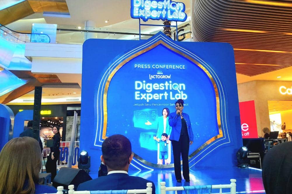 Sambutan Mrinalini Mankotia dalam acara LACTOGROW Digestion Expert Lab