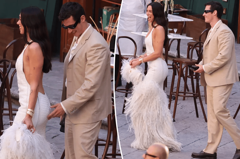 5 Detail Wedding Dress Dua Lipa, Pengantin Super Chic Tahun Ini!