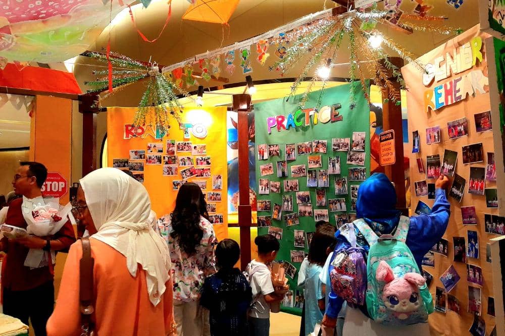Hasil karya Sekolah Cikal Amri Setu pada Playground of Sunda Kelapa di Ciputra Artpreneur
