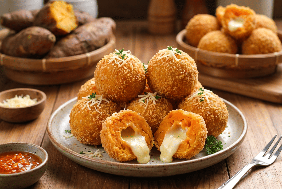 Bola-Bola Ubi Cilembu Keju