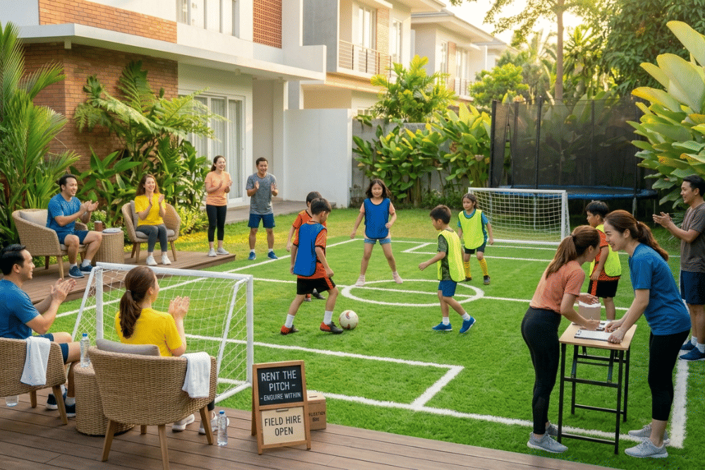 Keuntungan Punya Lapangan Bola Mini di Rumah
