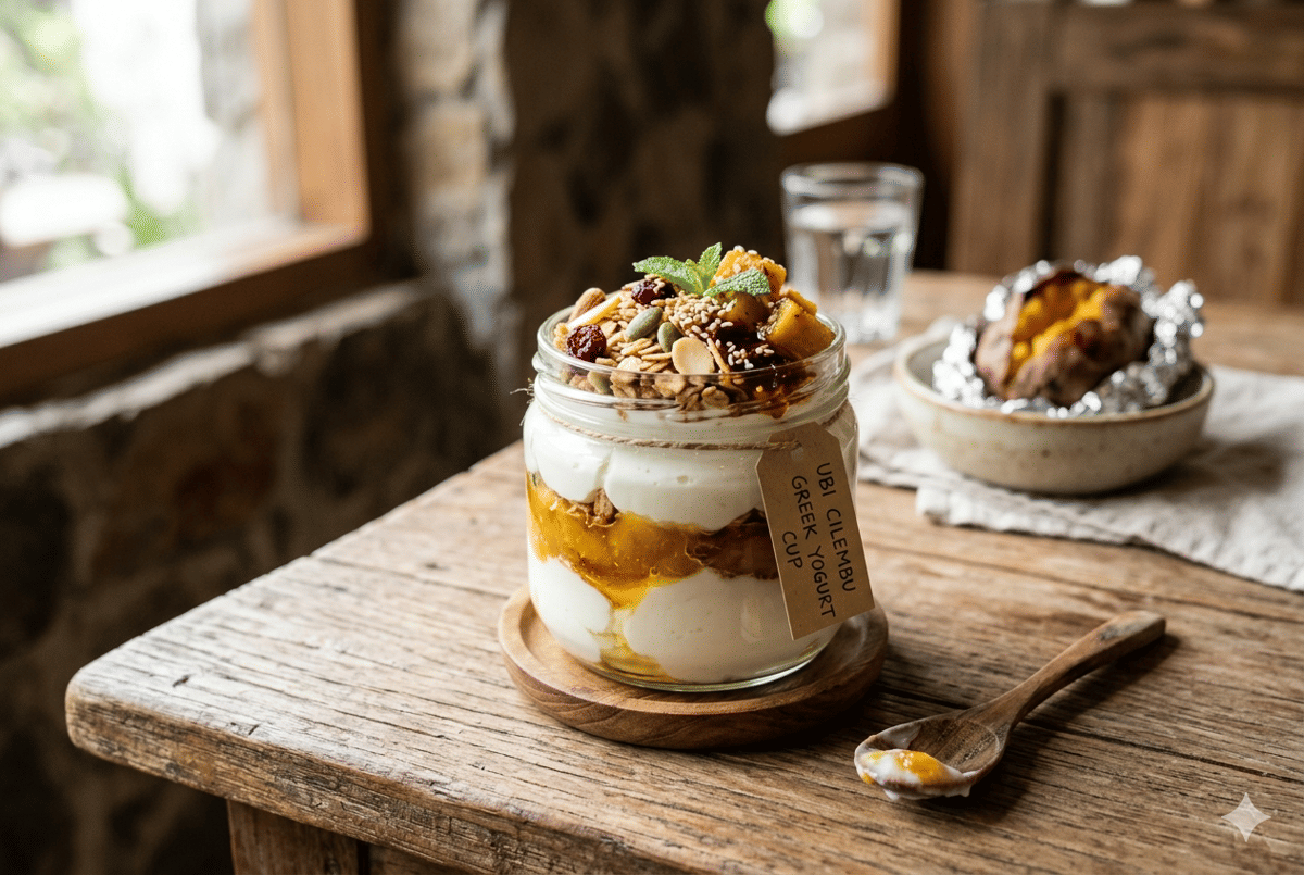 Ubi Cilembu Greek Yogurt Cup