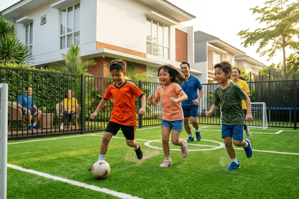 Keuntungan Punya Lapangan Bola Mini di Rumah