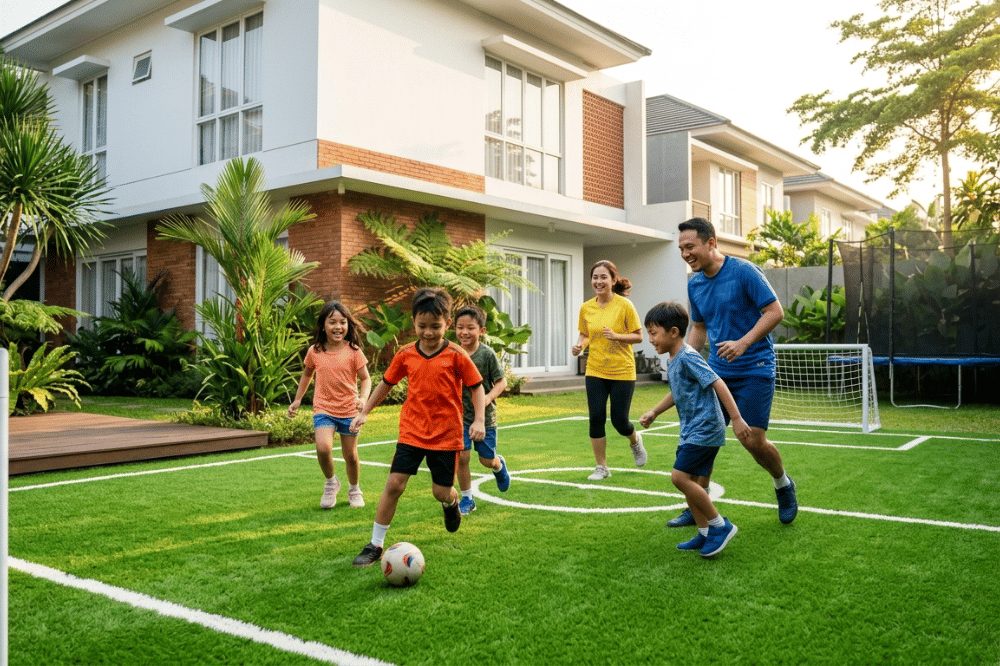 5 Keuntungan Punya Lapangan Bola Mini di Rumah, Bikin Anak Aktif