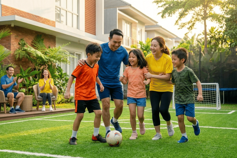 Keuntungan Punya Lapangan Bola Mini di Rumah