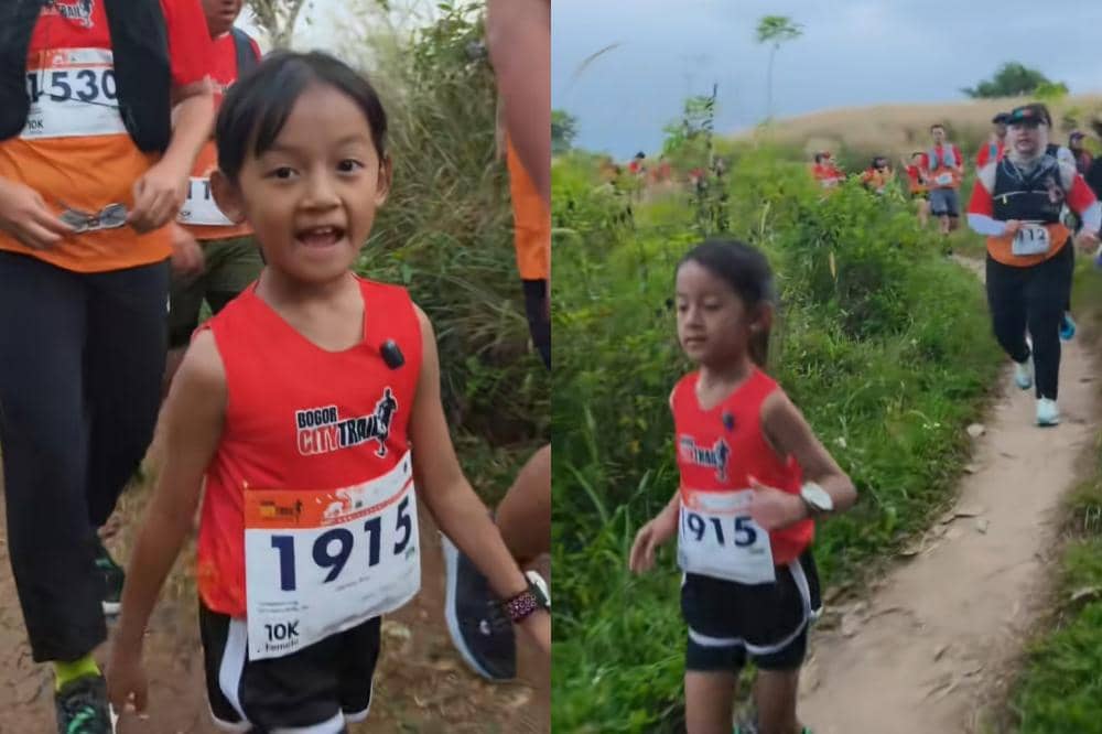 Kekey, Anak Usia 6 Tahun Viral Setelah Sukses Taklukkan Bogor City Trail 10K
