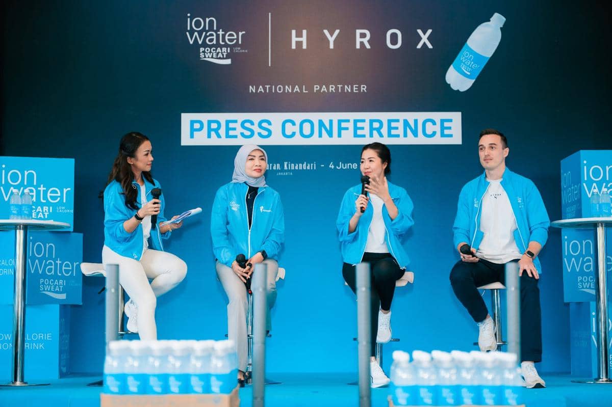 Sesi Press Conference bersama Kemenpora ION WATER HYROX