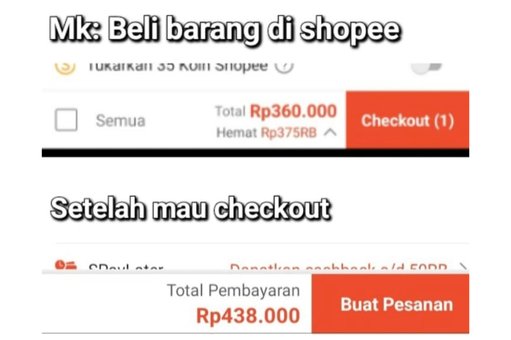 8 Meme Ibu-Ibu Hemat Tapi Checkout Terus, Bikin Ngakak!