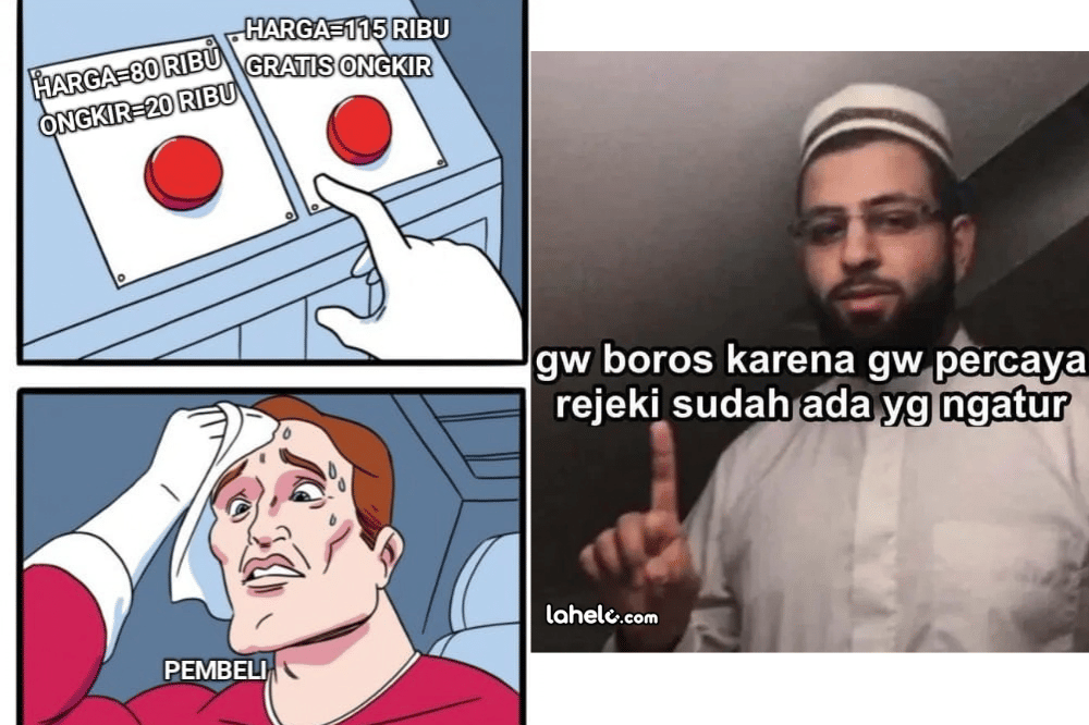 8 Meme Ibu-Ibu Hemat tapi Checkout Terus, Bikin Ngakak!