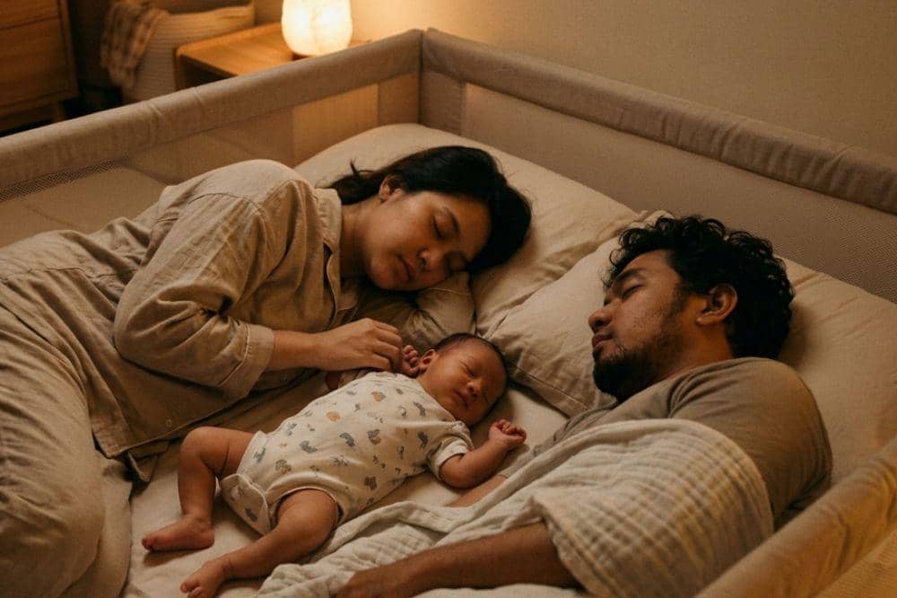  Tidur dekat orangtua bantu perkembangan saraf dan otak bayi