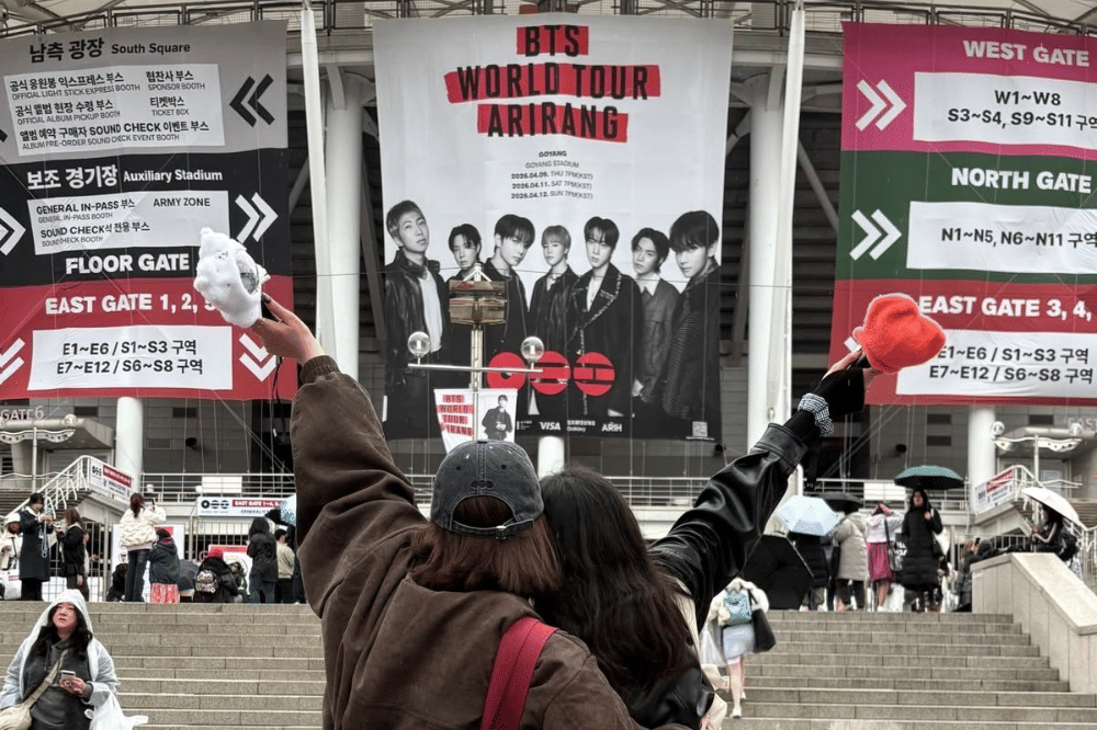 Fangirl BTS saat di konser