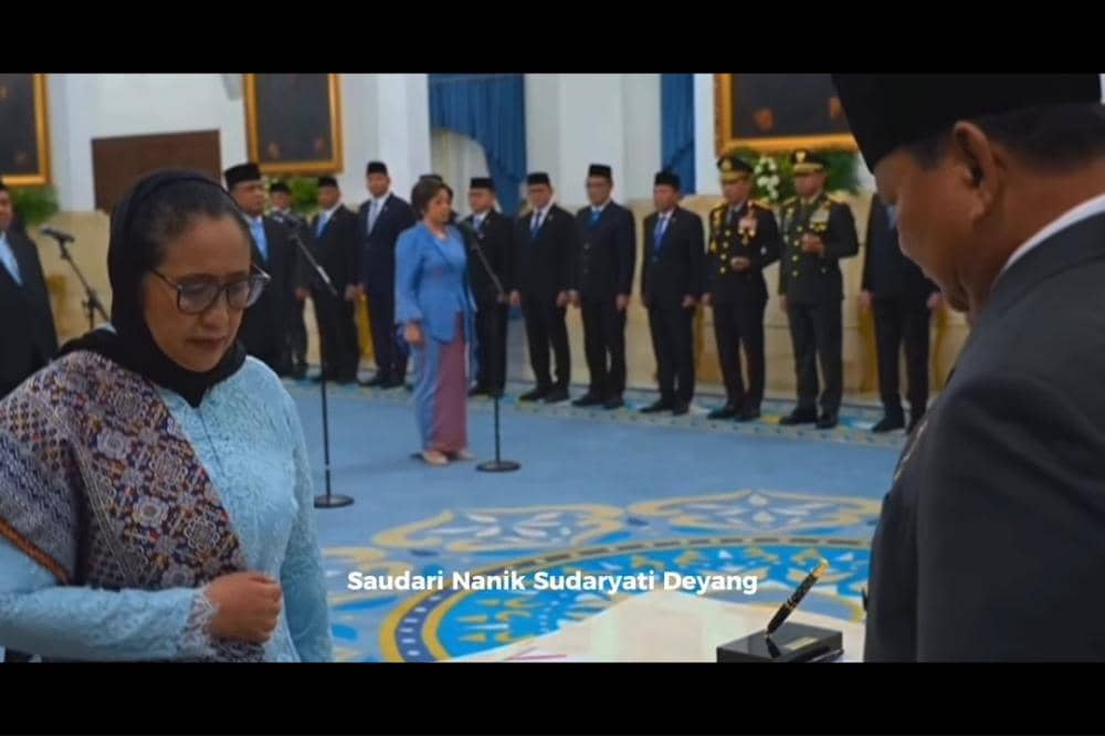 Pelantikan Ketua BGN baru, Nanik Deyang