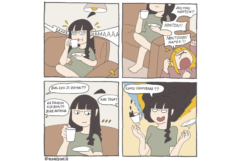 Meme Emak-Emak saat Anak Tantrum, Lucu dan Relate Banget