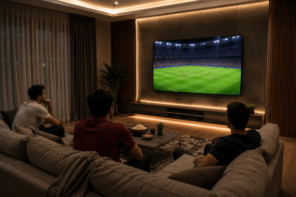 Tips Dekorasi Ruang TV saat Nonton Bola