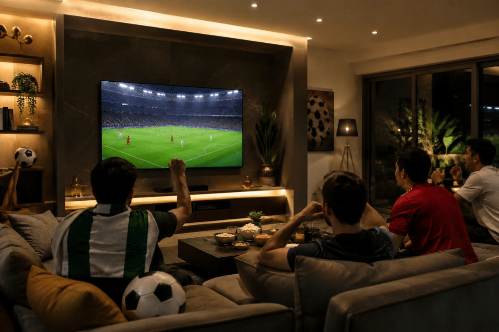 5 Tips Dekorasi Ruang TV saat Nonton Bola, Makin Seru dan Nyaman