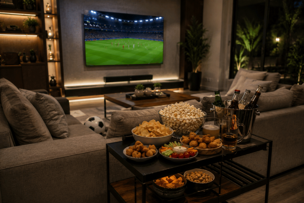 Tips Dekorasi Ruang TV saat Nonton Bola