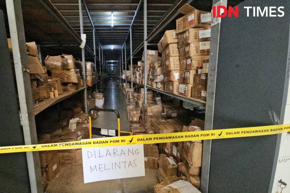 BPOM Sita Kosmetik Ilegal di Tangerang